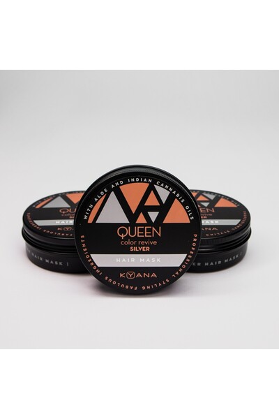 Kyana Queen Color Revive Hair Mask - ασημί