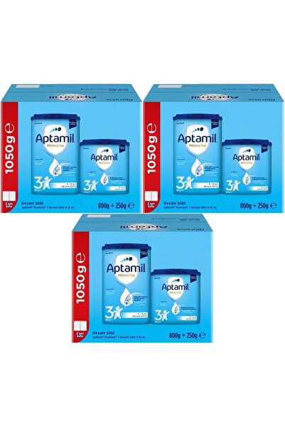 Aptamil Nutrıcıa Pronutra 1050GR (800+250GR) Devam Sütü No:3 (9-12 Ay) Avanta...