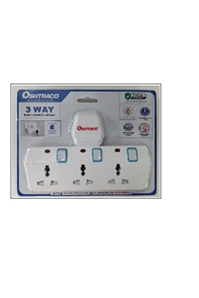 Oshtraco 3 Way T Socket