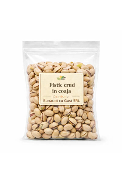 Bunatati cu gust Fistic crud cu coajă 250 g