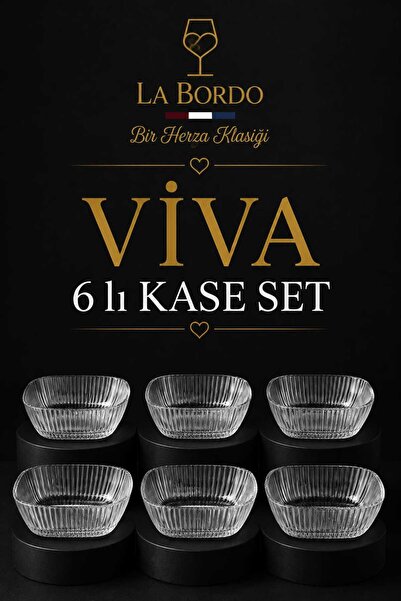 Herza House Viva Crystal Glass Presentation Bowl |   6 Pieces