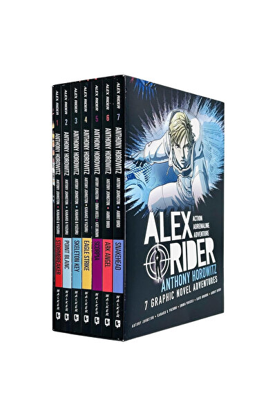 pçs Alex Rider Collection 7 Graphic Books Set by Anthony Horowitz, Anthony Ho...