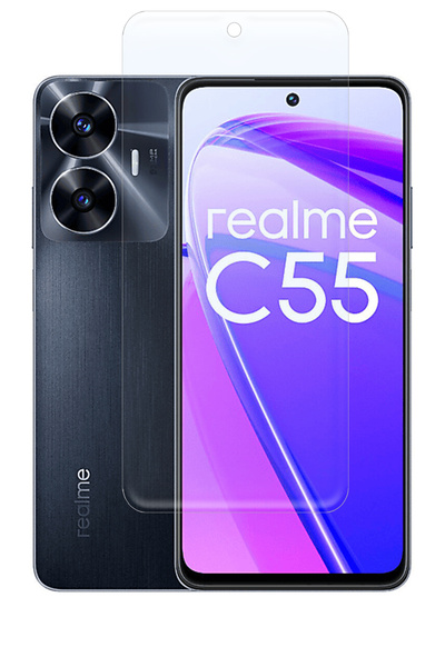 Phonextra Realme C55 Compatible Hd Glossy Nano Screen Protector 9H Flexible U...