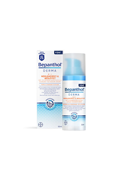 Bepanthen Derma Nemlendirici Besleyici Spf25 Yüz Bakım Kremi 50 Ml