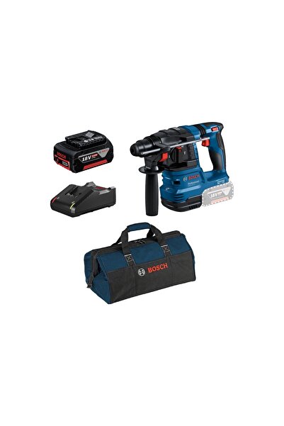 Bosch Professional Gbh 18V-22 4 Ah Tek Akülü Kırıcı Delici + Çanta Hediyeli
