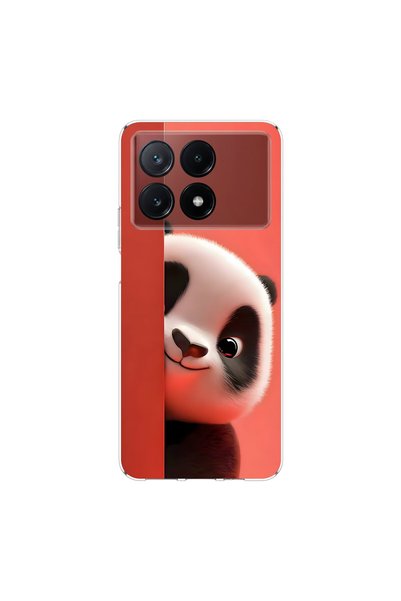 PPKin حافظة شفافة متوافقة مع Poco X6 Pro بتصميم 4 تصميمات من القطيفة