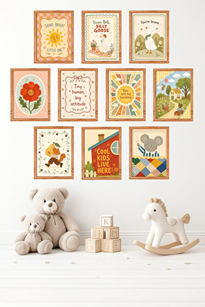 UNT Set de 10 pasteluri cu aspect de ramă |   Camera bebelușului |   Set de p...
