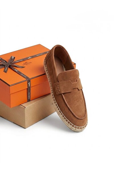 HERMES PARIS Womens Trip Espadrilles in Suede Goatskin