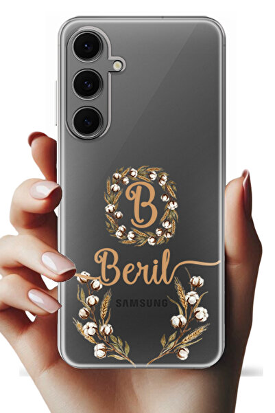 Noprin Samsung Galaxy S24 FE Kılıf - İsimli Yazılı Kişiye Özel Kişileştireleb...