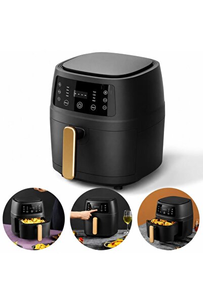 ADIRI SHOP Friteuză cu aer cald (Air Fryer) Extra Large 8L, 2400W, panou digi...