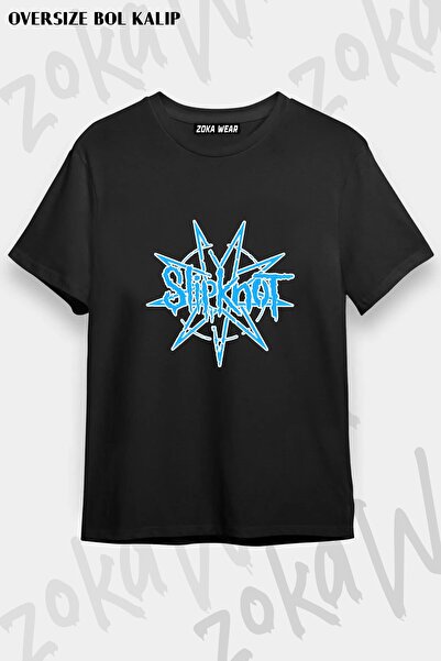 ZOKAWEAR Μπλουζάκι Unisex Loose Fit Slipknot v26 με στάμπα