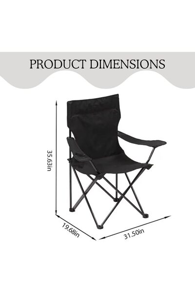 ARABIQO Premium Foldable Beach & Garden Chair – Heavy-Duty Ultra-Light Outdoo...
