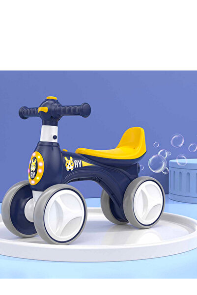 FRAIR Bicicleta fara pedale copii 1 – 3 ani cu 4 roti, lumini, muzica si balo...