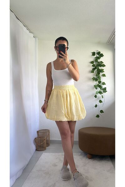 eBaa fashıon BELİ LASTİKLİ BALON ŞORT