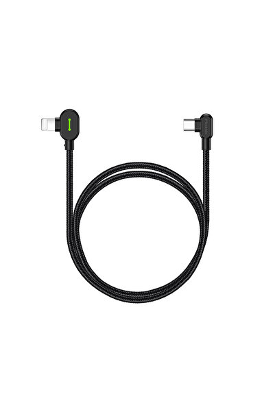 Mcdodo Cablu Lightning la Type-C Seria Button PD Negru