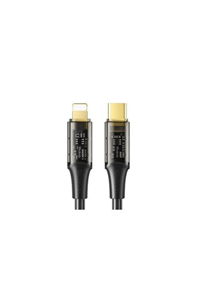 Mcdodo Cablu Seria Amber Încărcare Rapidă Type-C la Lightning, 36W, 1,2m Negru