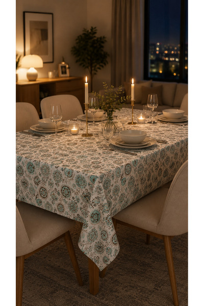 RH Rosehan Duck Fabric Liquid-Proof Stain-Resistant Tablecloth