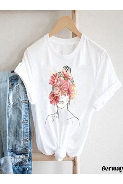 COZYWEAR Floral Patterned Women's T-Shirt