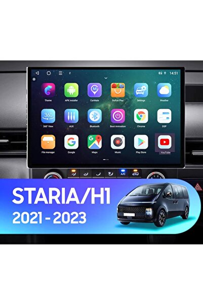Carplayer Hyundai Staria H1 android screen 13 inch model 2021 2022 2023 wirel...