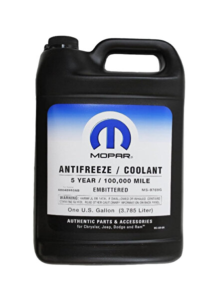 Mopar Genuine Parts 68048953AC Antifreeze/Coolant - 1 Gallon Bottle