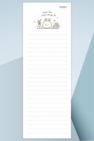 Ficksy To-Do List - 50 Sheets - 10.5*29.7 cm - to Do List - Checklist - Check...