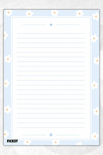 Ficksy A4 Notepad Unlined Notebook - 50 Sheets - Memopad - Notepad - Notepad ...