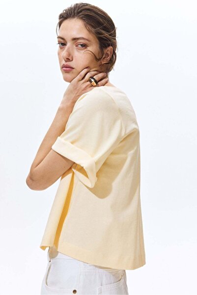 H&M بلوزة من قطن بيما