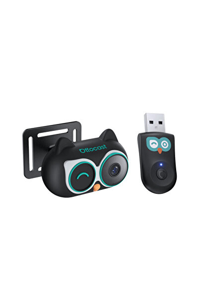 Ottocast Adaptor 2-în-1 Wireless CarPlay și Monitor Bebeluși cu Cameră 1080p