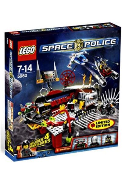 LEGO مجموعة الشرطة الفضائية ذات الإصدار المحدود 5980 سكويدمانز بيتستوب