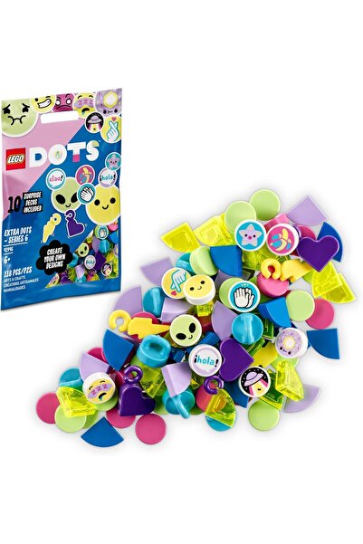 LEGO DOTS Extra DOTS – Series 6 41946 Craft Decoration Kit; Decorating Tiles ...