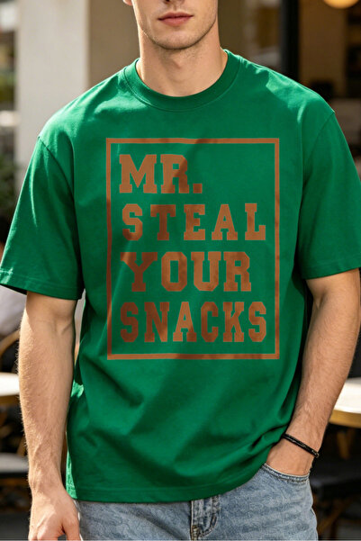 Fleck تي شيرتات كاجوال للرجال من Mr Steal Your Snacks تي شيرتات مطبوعة للرجال