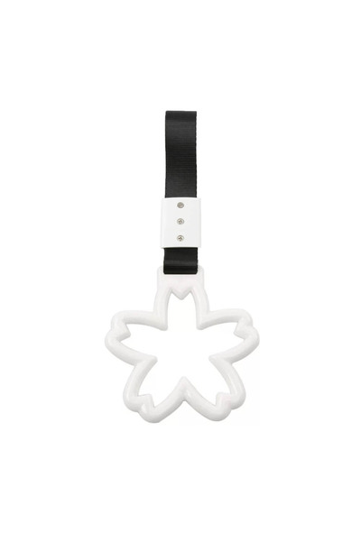 Choice10 Flowers white JDM RACING Train Bus Handle Hand Strap Ring Flowers St...