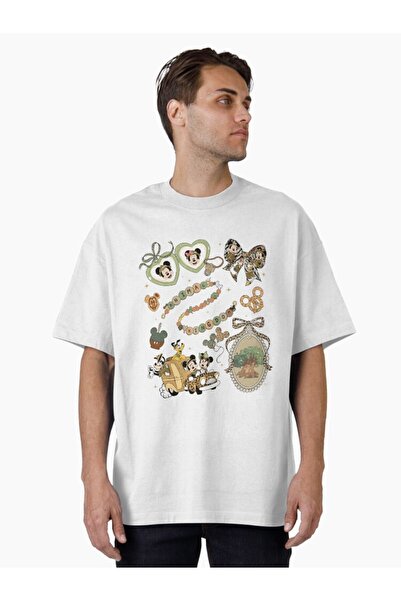 SAUDI DISNEYLAND disneyland Men and Women's 100% Cotton T-Shirt - Oversized C...