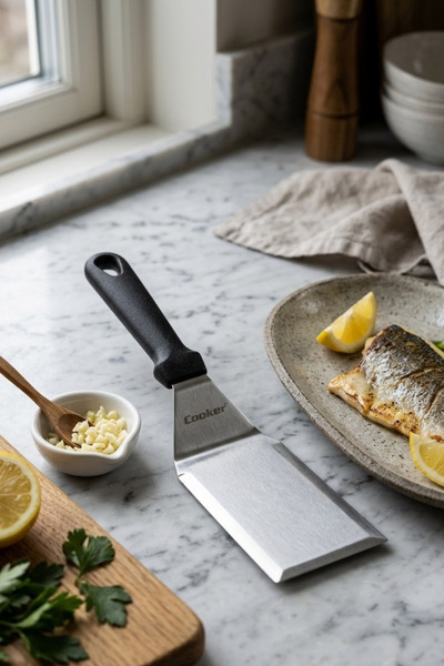 Cooker 7X29 cm Stainless Steel Spatula Yk1906