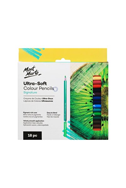MC Micostore Creioane colorate ultra soft Mont Marte 18 buc/set