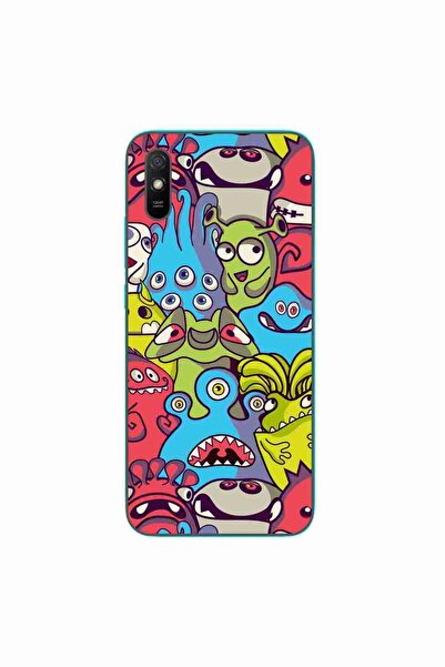 OEM Husa compatibila cu Xiaomi Redmi 9A Silicon Gel Tpu Model Squishi Monsters