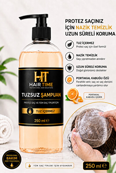Hairtime 250 ml Protez Saç Şampuanı Doğal İpeksi Doku İçerik
