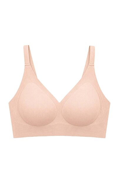 Cottonhill Seamless Bra - Velora |   Ten Laser Cut Underwire-Free Rib Texture...