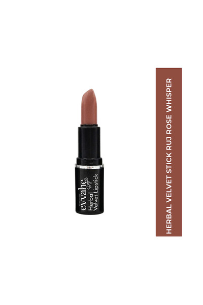 EVVAHE DOĞAL HERBAL VELVET STİCK RUJ 2- ROSE WHISPER 4 g e