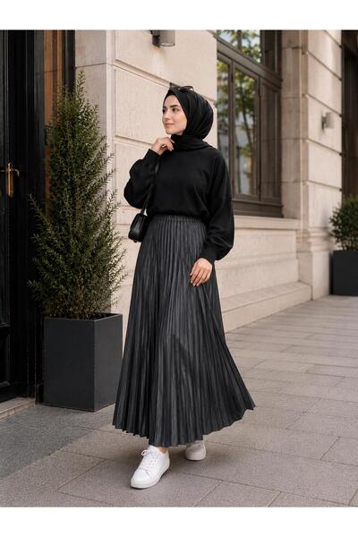 THEBEK Ženska hijab suknja sa plisiranim izgledom kože - 36/38/40/42/44