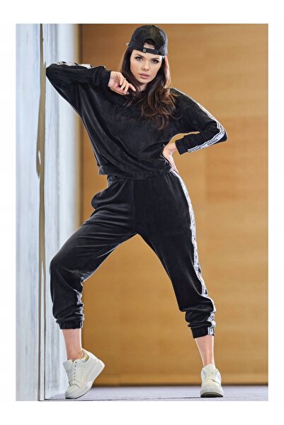 Awama Pantaloni Awama, Poliester, Negru, S/M