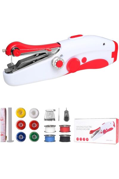 PiAEK Masina De Cusut Portabila, Mini Electrica, Pentru Reparatii Rapide Si P...