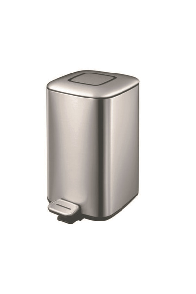 EKO Coș de gunoi cu pedală, EKO, Regent, 12 litri, 1 compartiment, inox