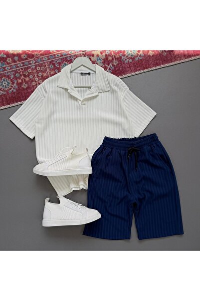 KONSEPT35 Men's Ottoman Fabric 2-Piece Shorts Suit