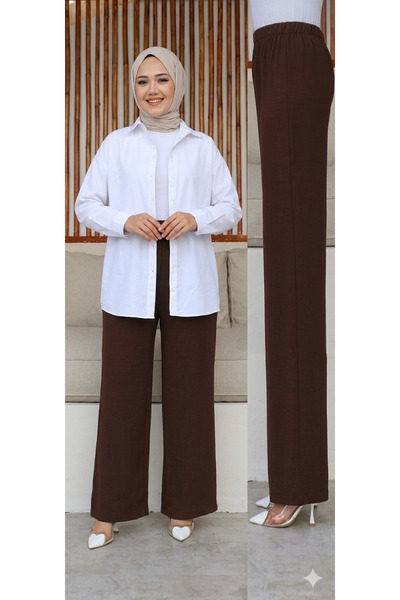 Butik Tuğbam fabric trousers