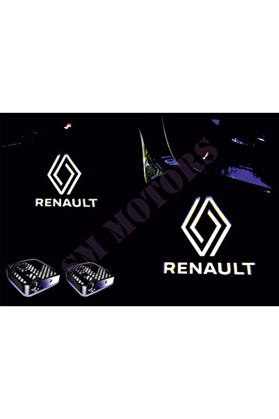 MKY STORE RENAULT YENİ LOGO KAPI ALTI LED AYDINLATMA ARAÇ LOGOLU