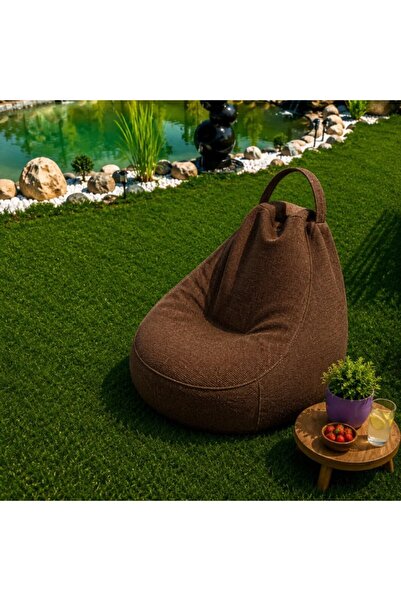 Pucioasa Fotoliu Bean Bag interior-exterior Maro