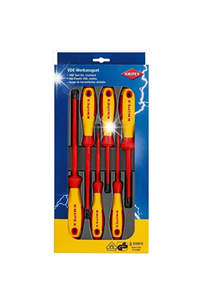 Knipex SET DE ȘURUBELNIȚE IZOLATE 6 BUCĂȚI 002012V01