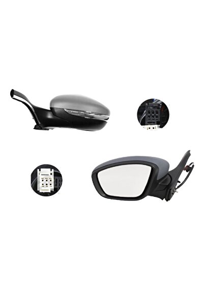 RapidAuto Oglinda exterioara Peugeot 2008, 03.2013-, Peugeot 208, 04.2012- , ...