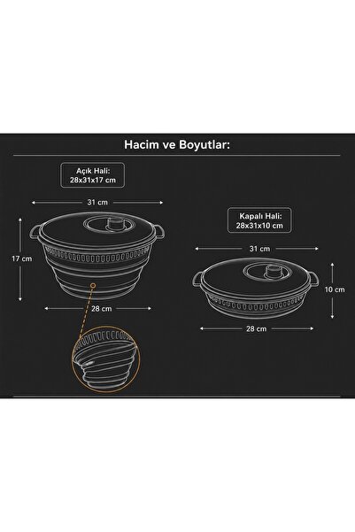 Nesto Home Katlanabilir Salata Kurutucu Sebze Meyve Kurutma ve Süzgeç Seti